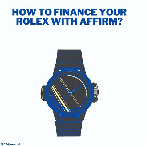 finance rolex with affirm|where to finance a rolex.